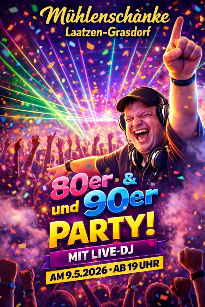 80er & 90er Party Event